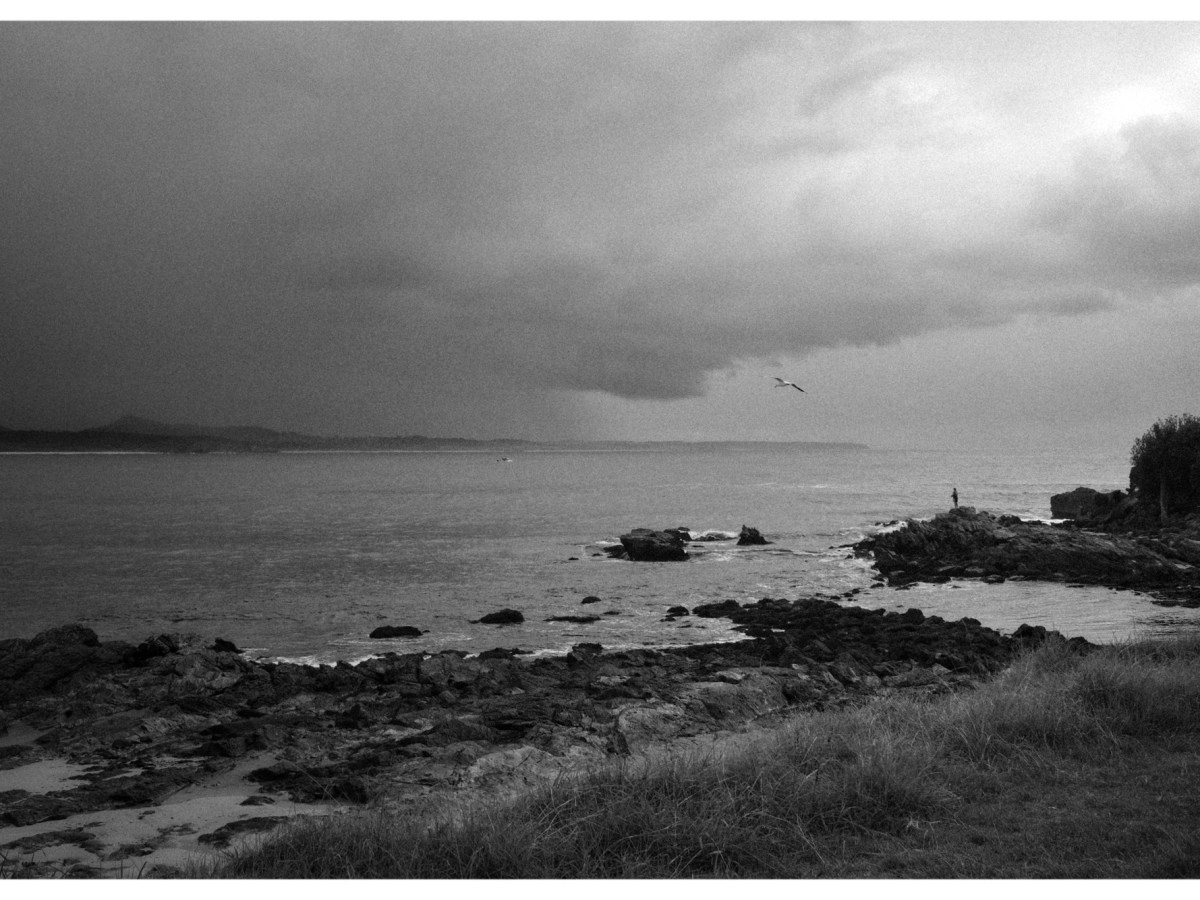 Sea spray gloom.