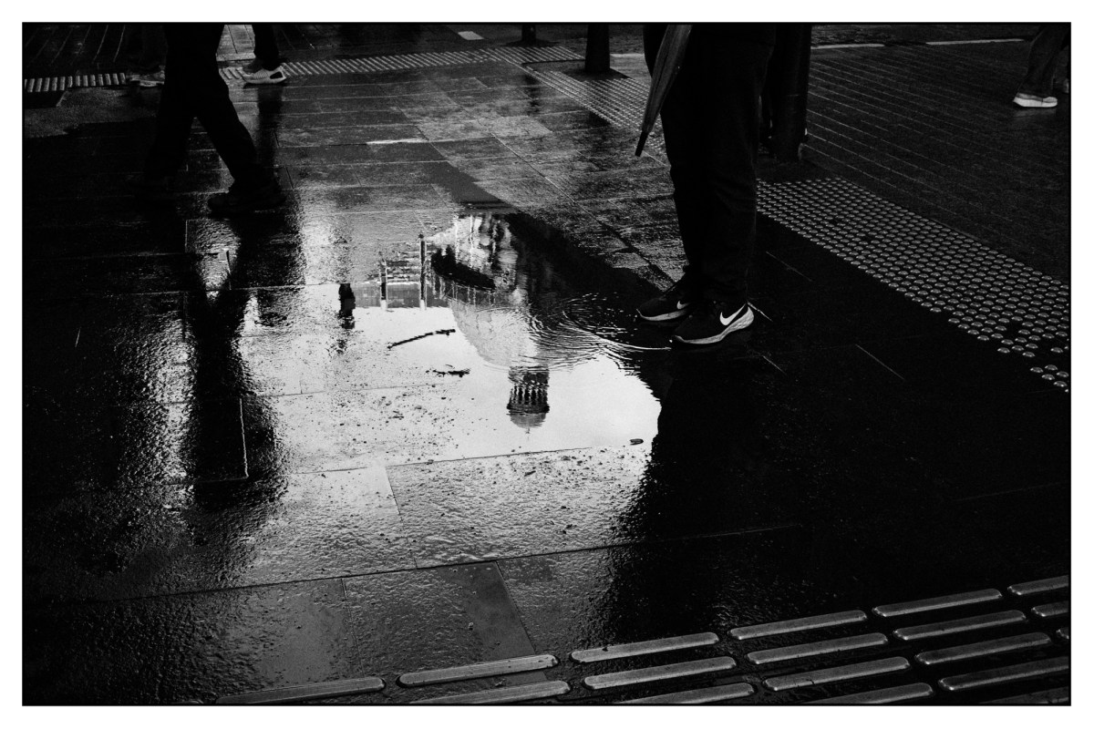 Stepping.